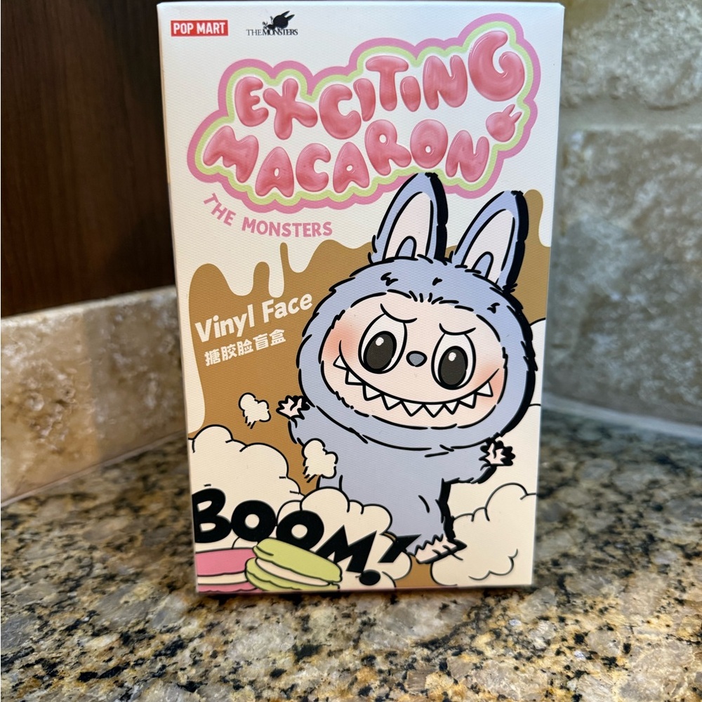 NIB Popmart Labubu macaron - sea salt coconut
